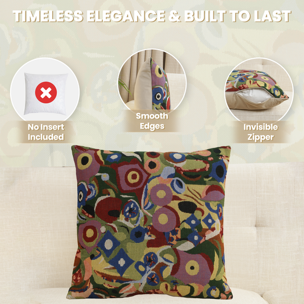 Klimt Swirls Belgian Cushion Cover