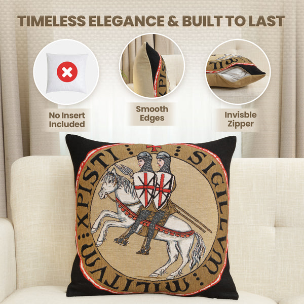 Sceau Templier I European Cushion Cover