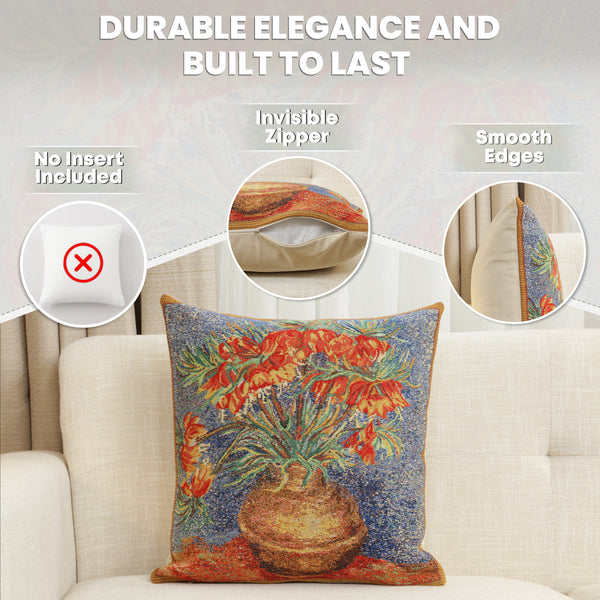 Fritillaries Belgian Cushion Cover