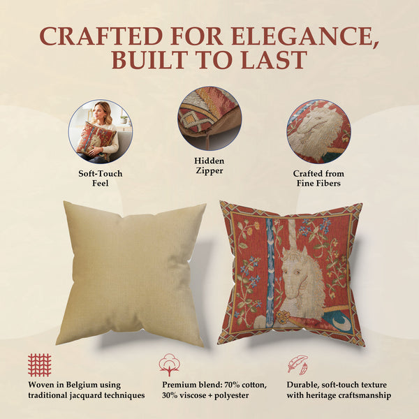 The Unicorn III French Tapestry Cushion