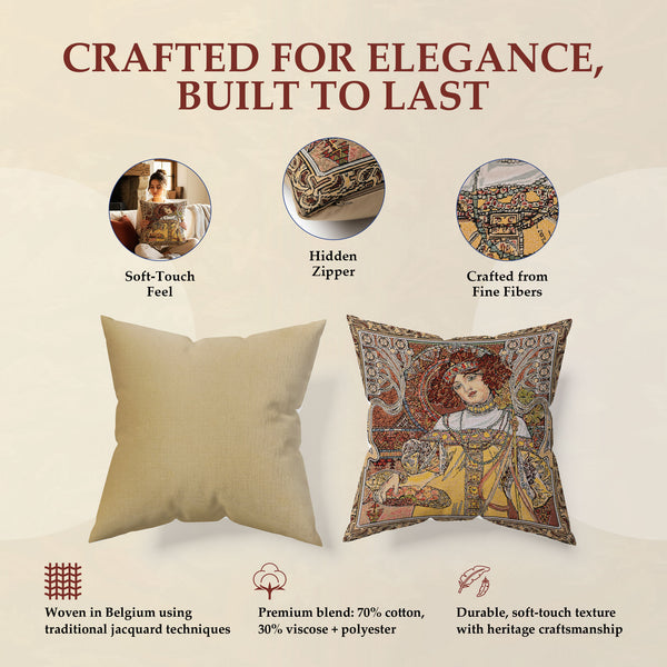 Mucha Autumn I European Cushion Cover