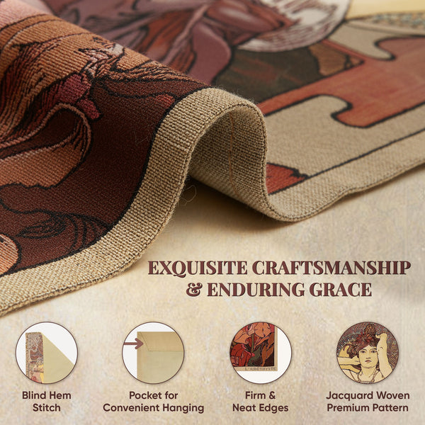 Mucha Amethyste European Tapestry