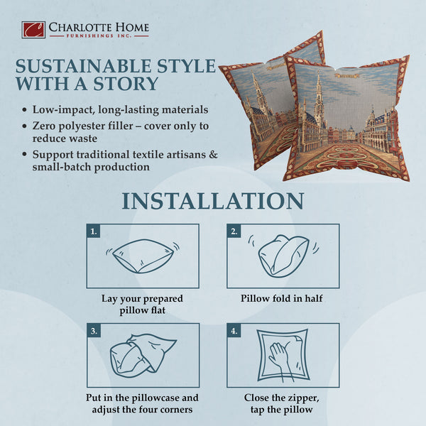Brussel European Cushion Cover