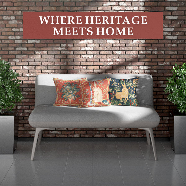 The Unicorn III French Tapestry Cushion