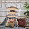 Geranium 1 White French Tapestry Cushion