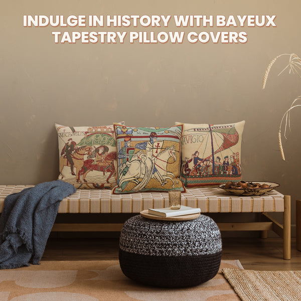Bayeux Mont St. Michel II Belgian Cushion Cover