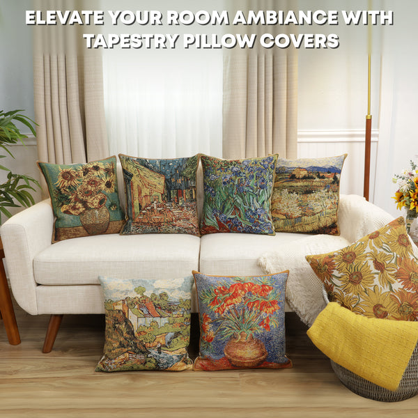 The Iris II Belgian Cushion Cover