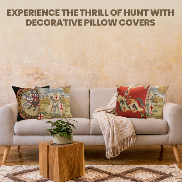 Blue Knight European Cushion Cover