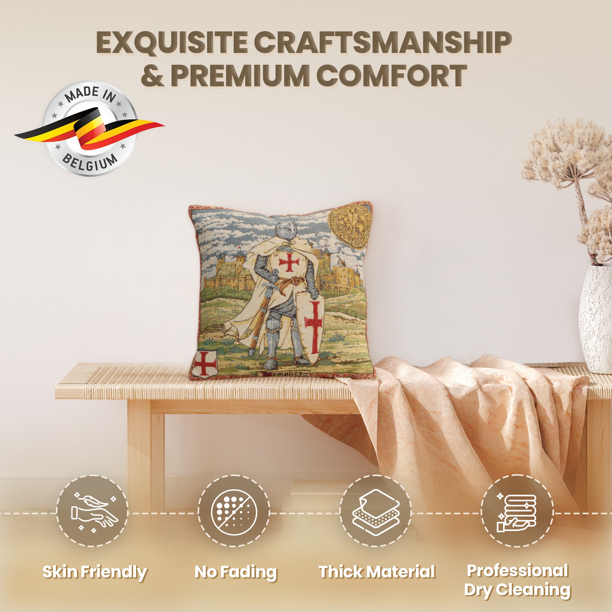 Templier III European Cushion Cover