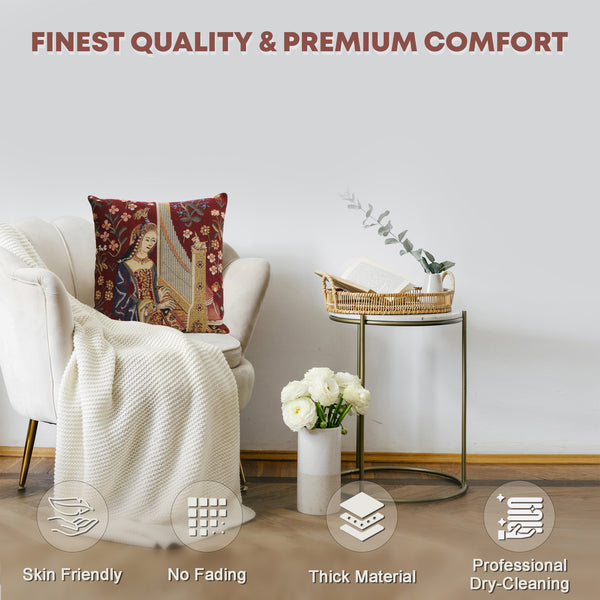 Hearing III Belgian Cushion Cover