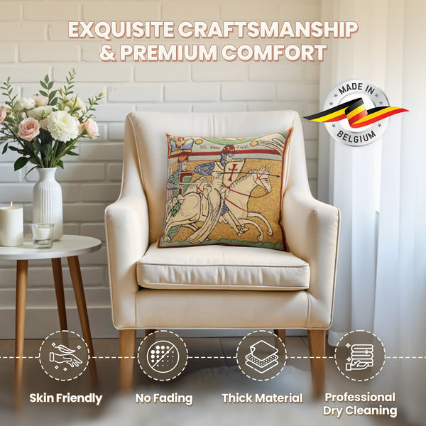 Chevaliers de St. Gregoire I Belgian Cushion Cover