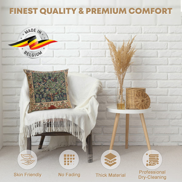 Tree of Life Belgian Cushion Cover