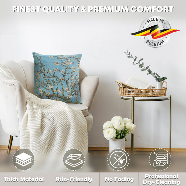 The Almond Blossom Belgian Cushion Cover