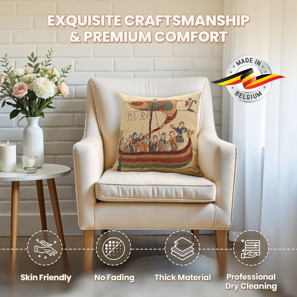 Bayeux Mare Belgian Cushion Cover