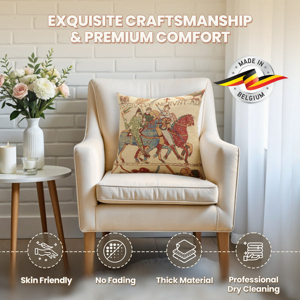 Bayeux Mont St. Michel II Belgian Cushion Cover