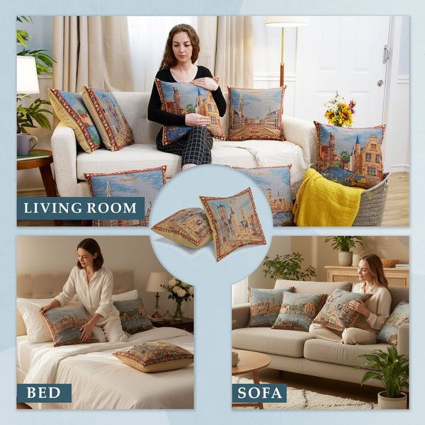 Gent - III Torens European Cushion Cover