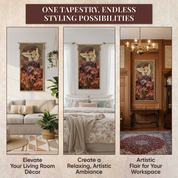 Mucha Amethyste European Tapestry