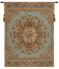 Les Rosaces in Blue French Tapestry