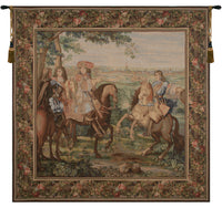 La Prise de Lille Square French Tapestry
