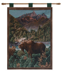 Moose Lake  Fine Art Tapestry