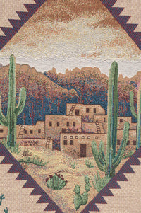 Southwest Lizards II Fine Art Tapestry