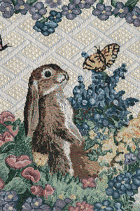 Easter Bunnies Tapestry Table Runner by Linda Pickens