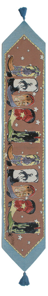 The Cowboy Boot Collection Tapestry Table Runner