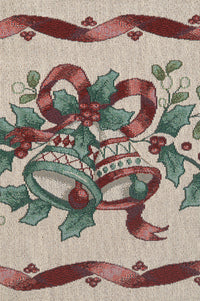 Holly-Holiday Tapestry Table Runner