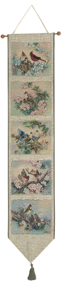 Songs of Spring I Tapestry Bell Pull by Lena Liu