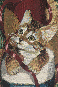 Christmas Curiousity i Tapestry Bell Pull