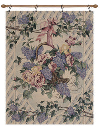 Lavender Bouquet Fine Art Tapestry