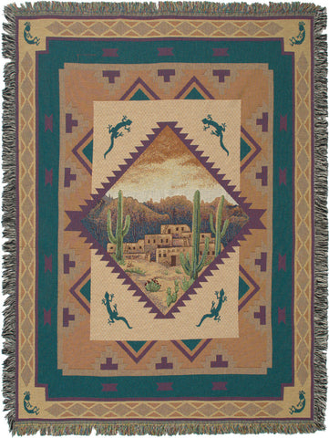 Sedona Sunset II Tapestry Throw