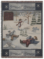 Snow Days Tapestry Throw
