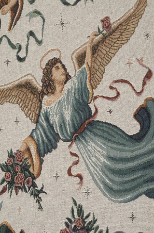 Trio of Angels Tapestry Throw