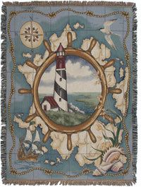 Nautical Highlights Tapestry Throw