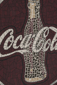 Coca Cola Mosaic Tapestry Throw