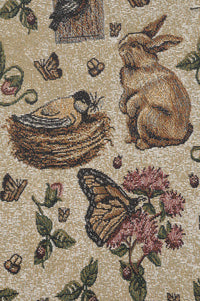 Garden Delights Tapestry Throw