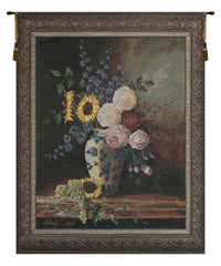 Floral Sonnet Fine Art Tapestry by Melinda Trick