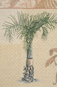 Palm Trees and Pineapples Tapestry Throw