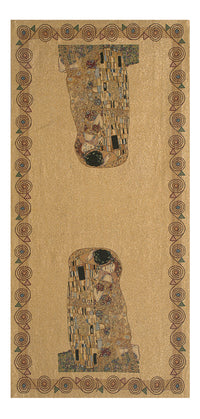 Il Bacio II Tapestry Table Runner by Gustav Klimt