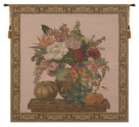 Floral Vase and Fruits European Tapestry by Jan Brueghel de Velours