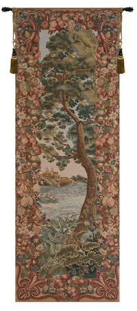Verdure Castle Landscape Left European Tapestry