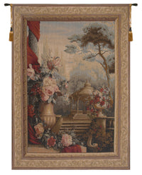 Bouquet Jardin Gazebo French Tapestry by Redoute