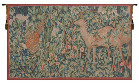 Pheasant and Doe French Tapestry by William Morris