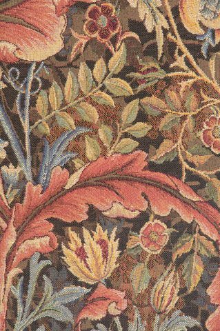 Acanthe Brown Medium French Tapestry by William Morris