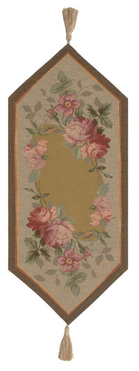 French Floral Roses Small French Tapestry Table Runner