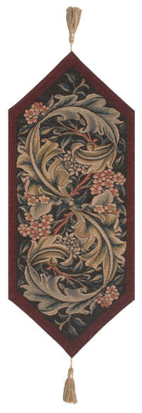 William Morris Red Small French Tapestry Table Runner by William Morris