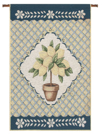 Lemon Delight Chenille Tapestry Bell Pull