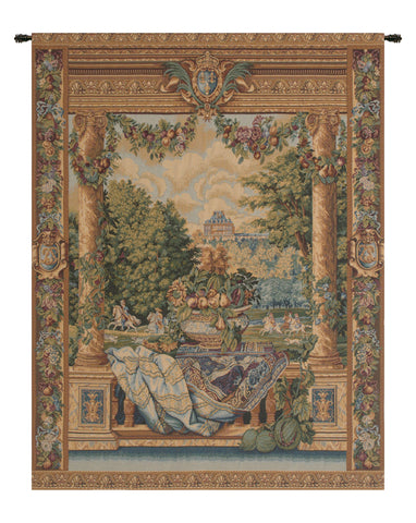 Versailles Castle Italian Tapestry Wall Hanging by Charles le Brun.