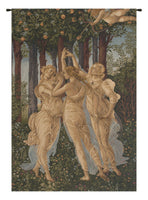 Tre Grazie Italian Tapestry Wall Hanging by Sandro Botticelli
